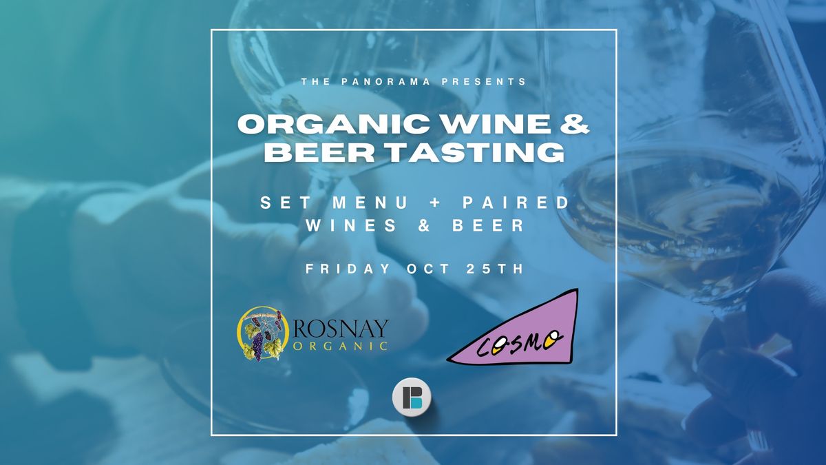 Organic Wine & Beer Tasting + Set Menu