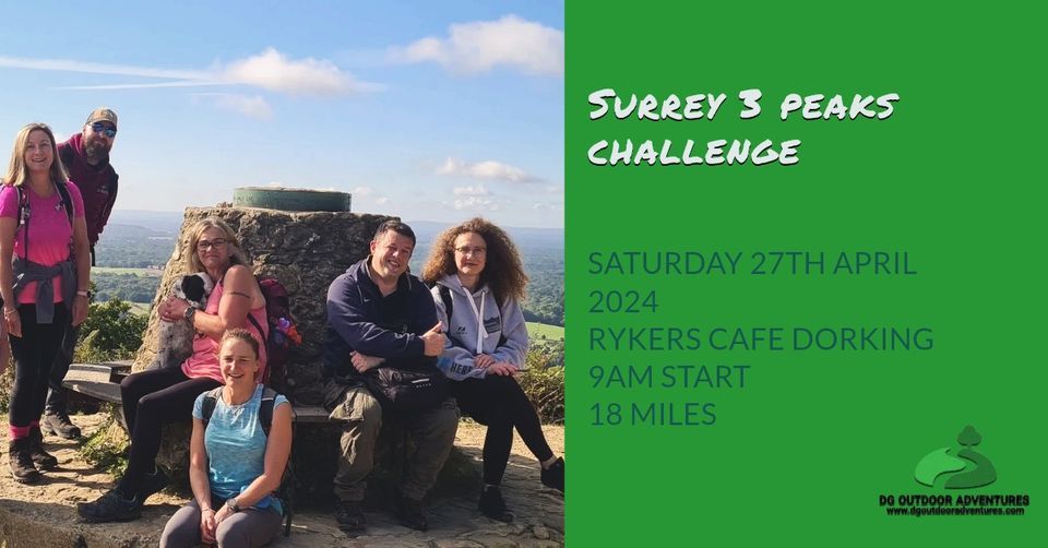 SOLD OUT - Surrey 3 Peaks Challenge