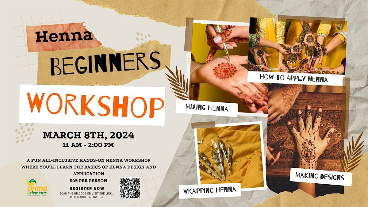 Henna Beginners Workshop