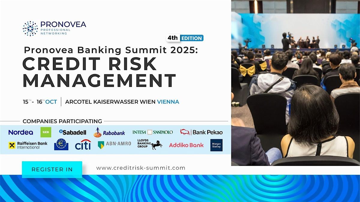 Pronovea Banking Summit 2025: Credit Risk Management