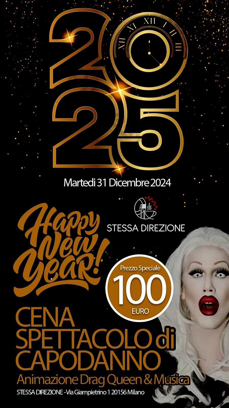 Capodanno Stessa Direzione 2025 \u2013 Milano