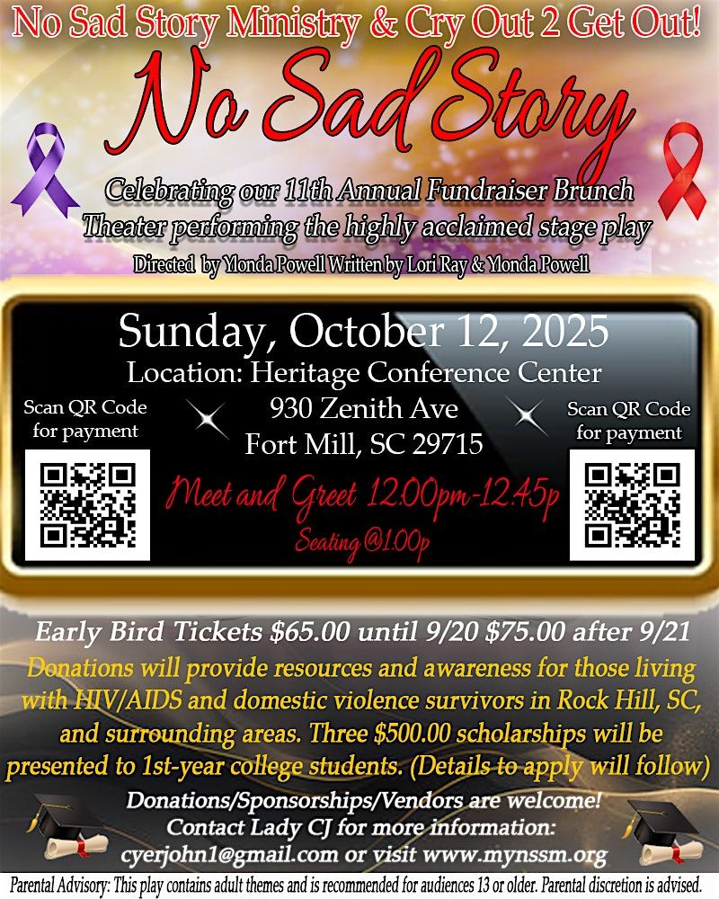 No Sad Story 11th Anniversary Production Fundraiser Brunch!