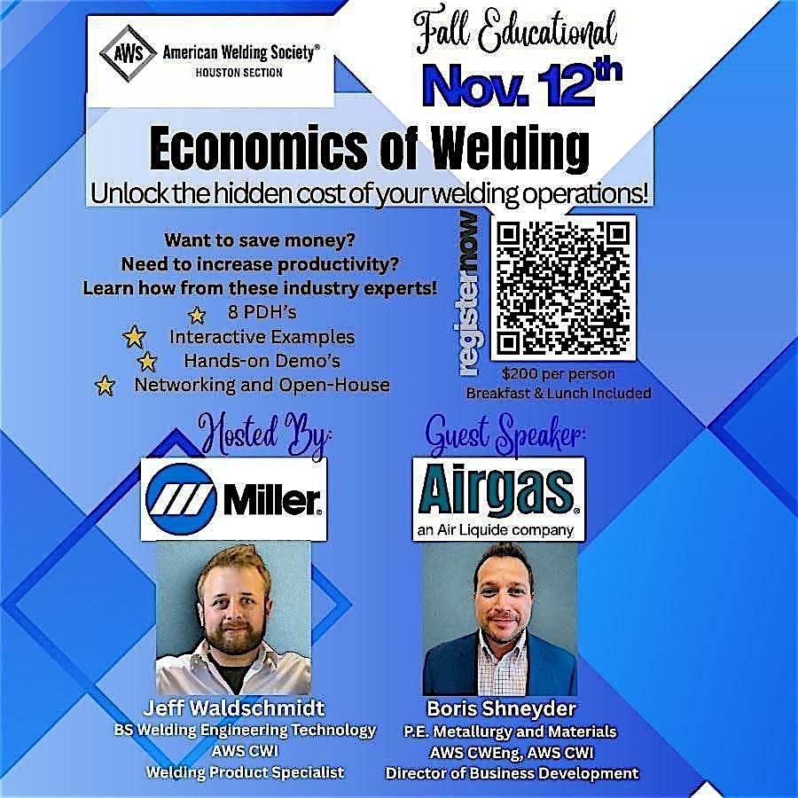 Economics of Welding