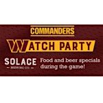 Commanders Watch Party at Solace Brewing Co. in Sterling