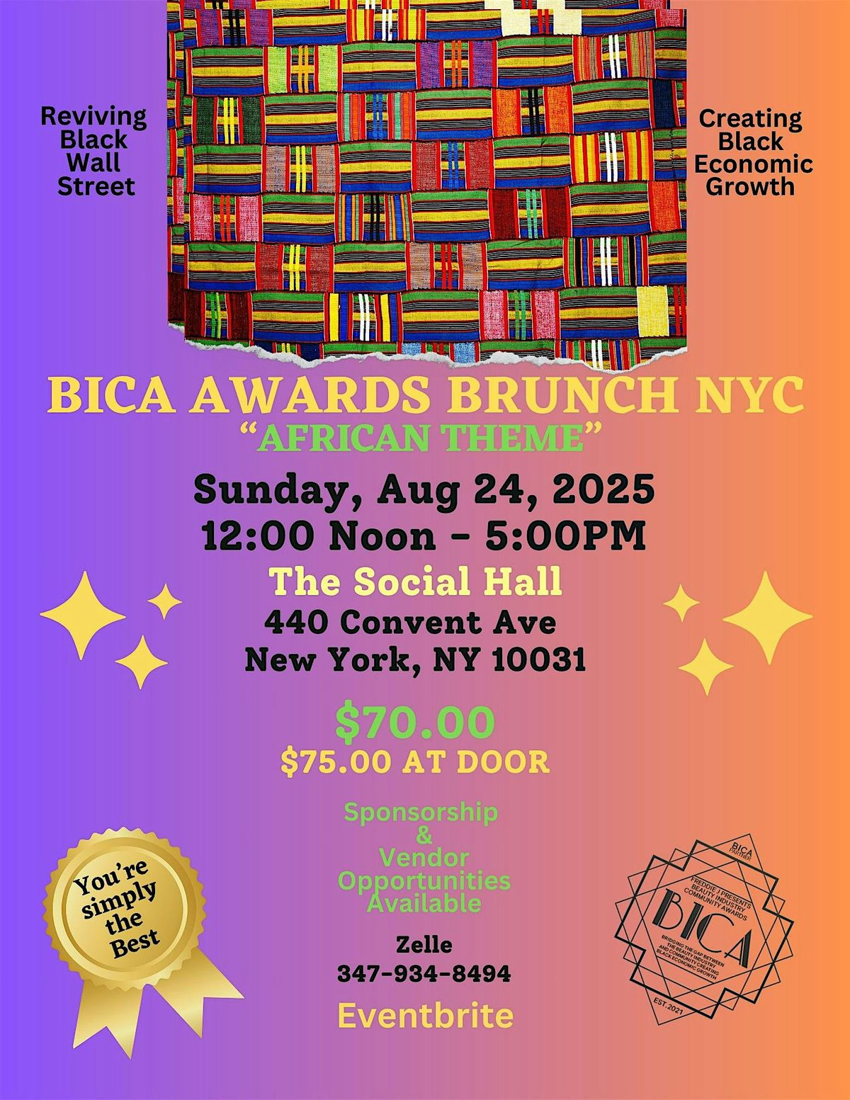 BICA NYC AWARDS BRUNCH 2025