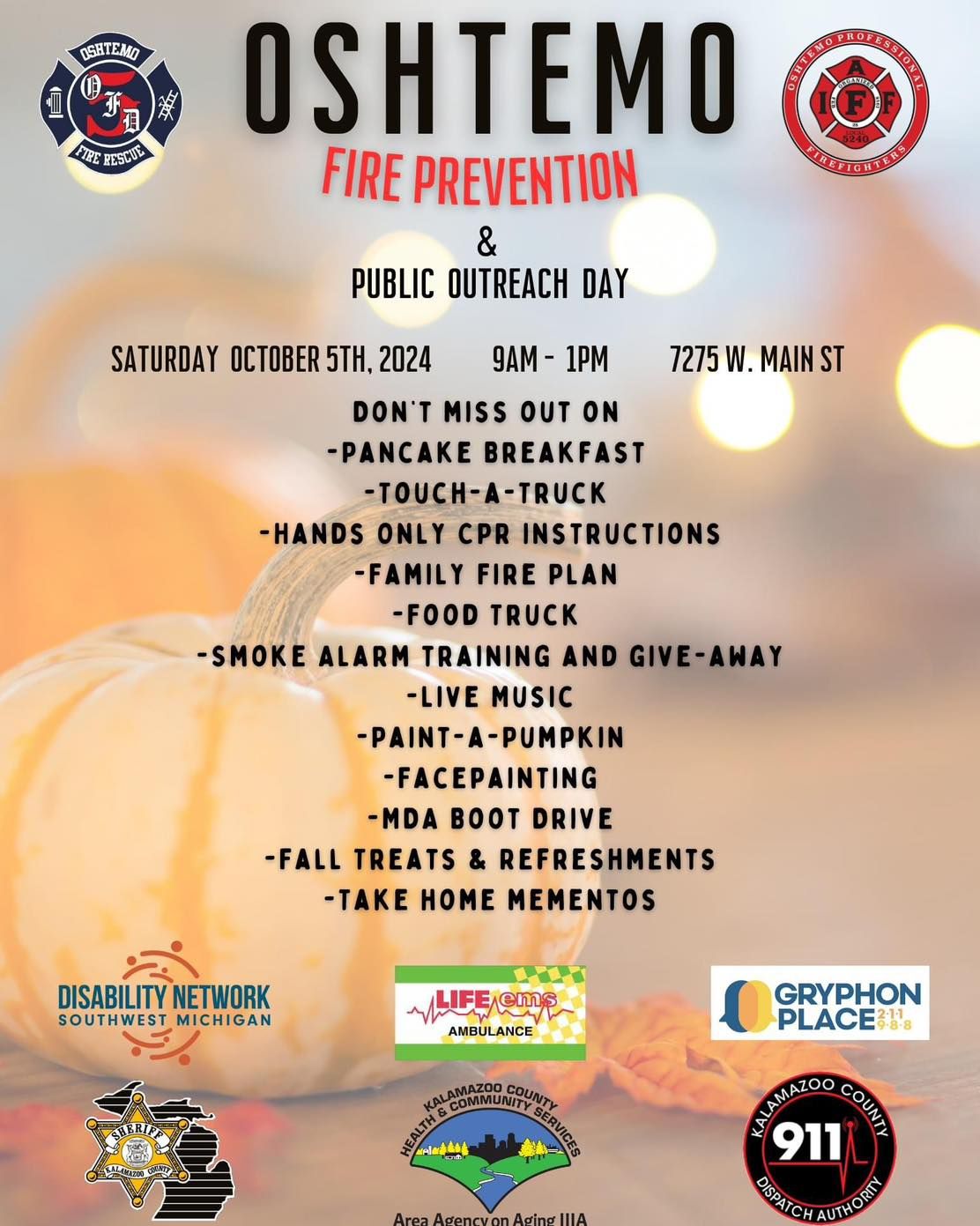 OSHTEMO FIRE PREVENTION & PUBLIC OUTREACH DAY