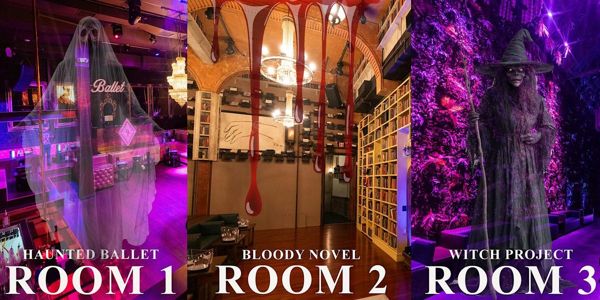 HALLOWEEN COSTUME PARTY: 3 ROOMS OF TERROR & DANCING