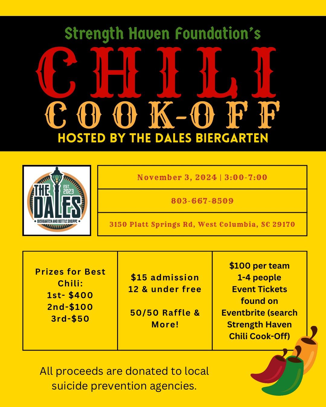 Strength Haven Chili Cook-Off hosted By The Dales