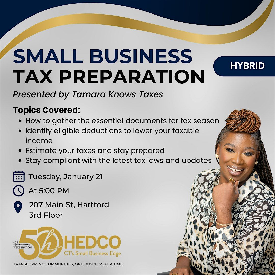 Small Business Tax Preparation Seminar