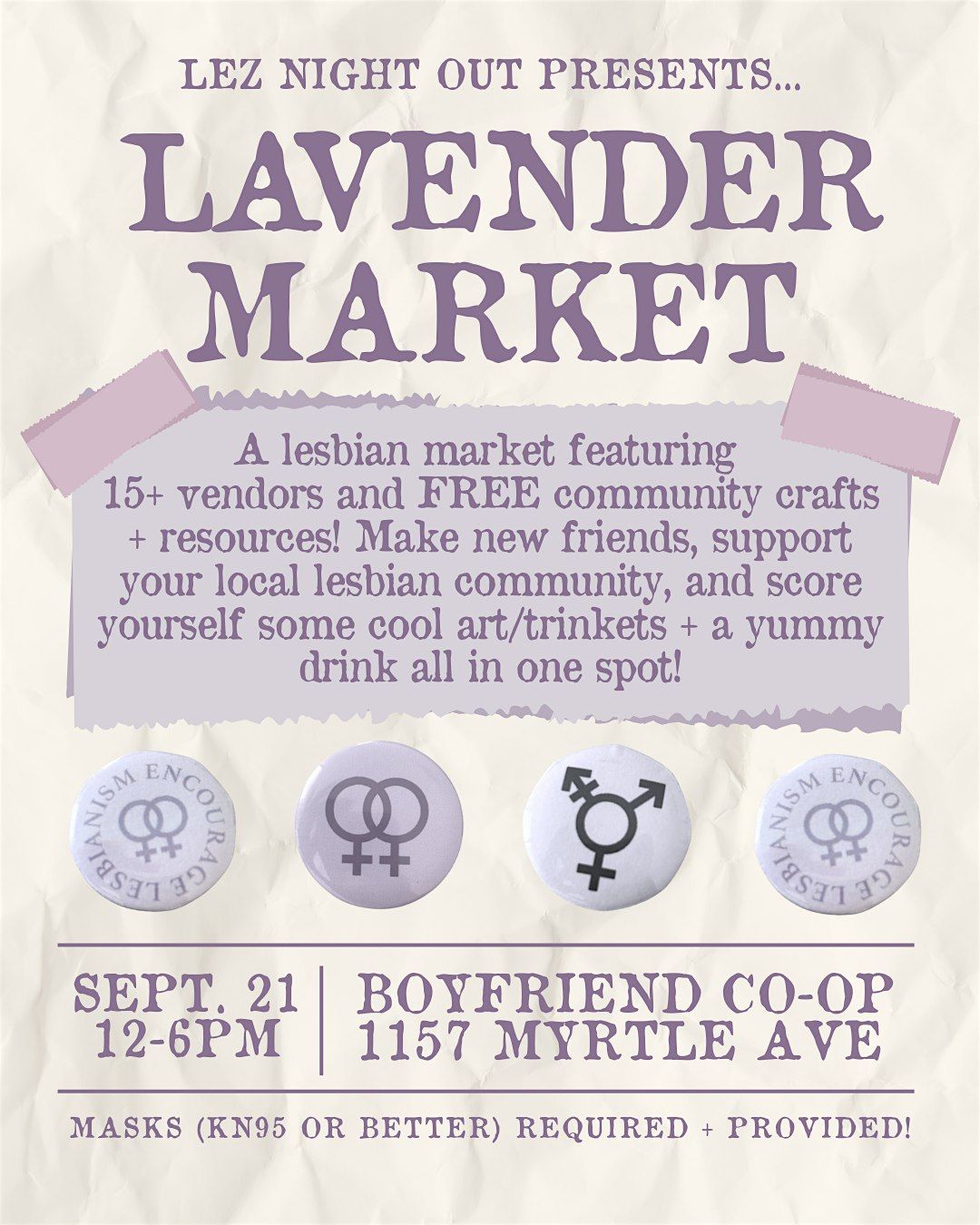 Lavender Market @ Boyfriend Co-Op!