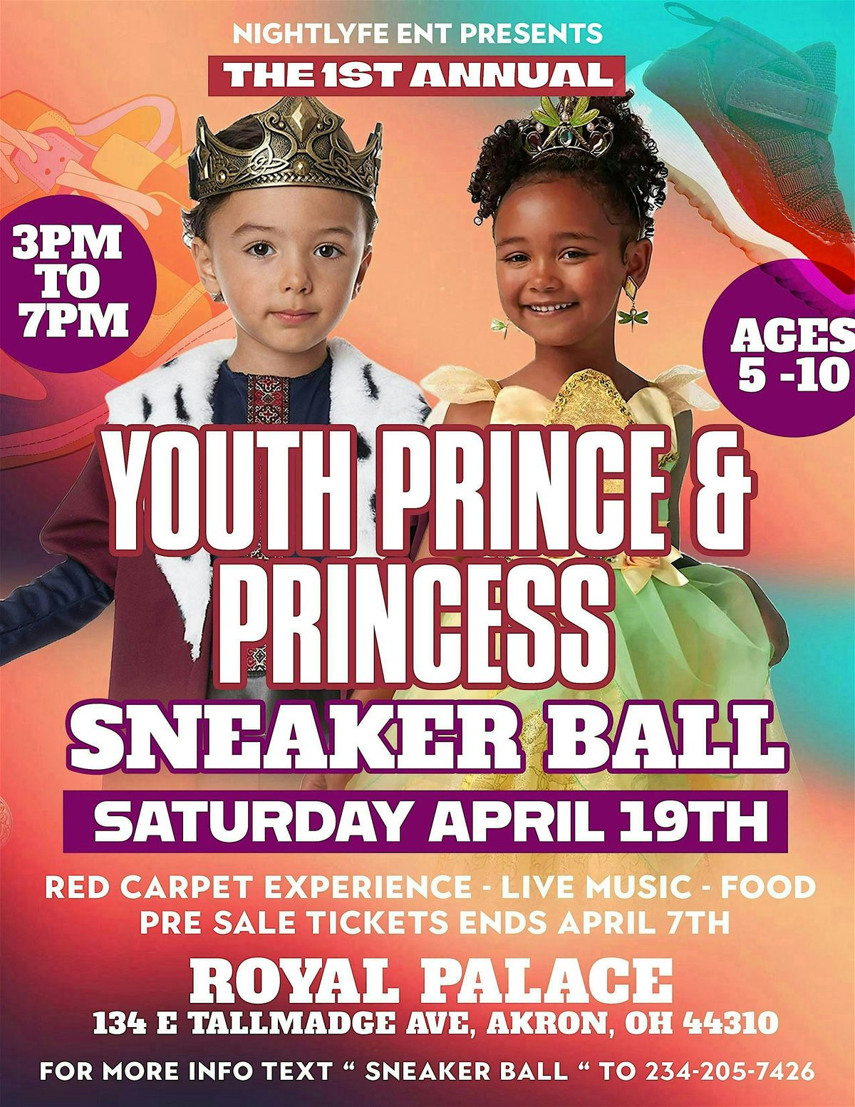 THE YOUTH  SNEAKER BALL IN AKRON EASTER WEEKEND