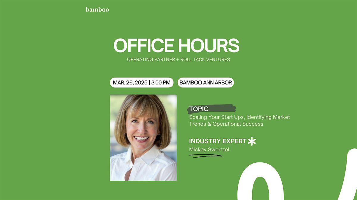 Office Hours with Mickey Swortzel