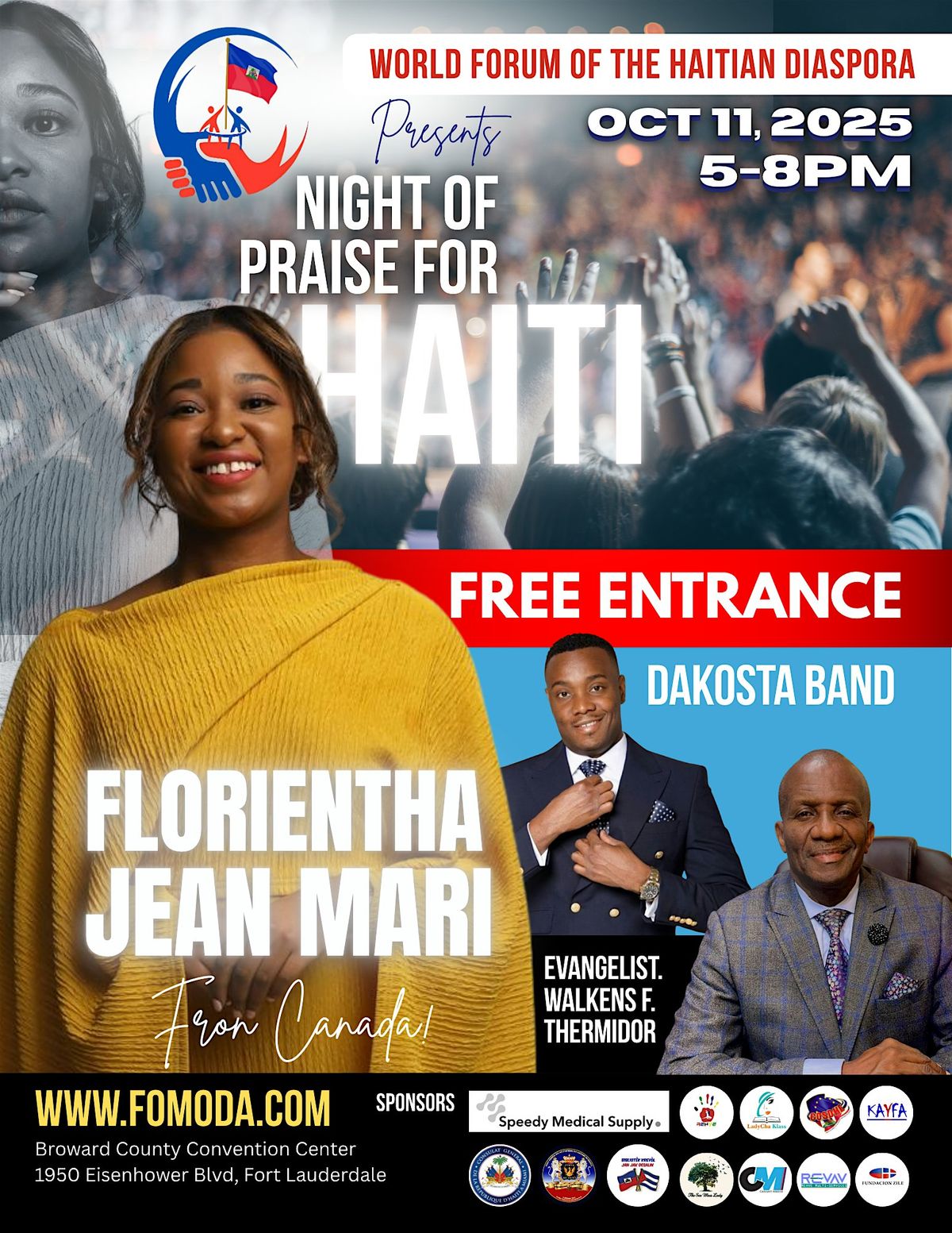 FOMODA Gospel EVENT - Night of Praise for HAITI