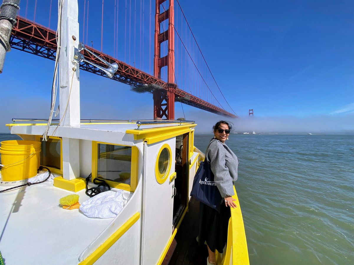 Golden Gate Bay Voyage on Historic Yellow Boat