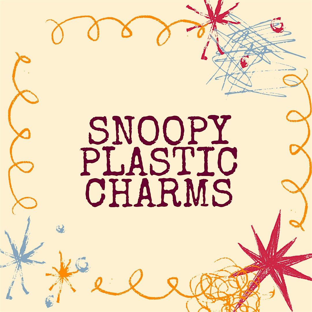 Snoopy Plastic Charms
