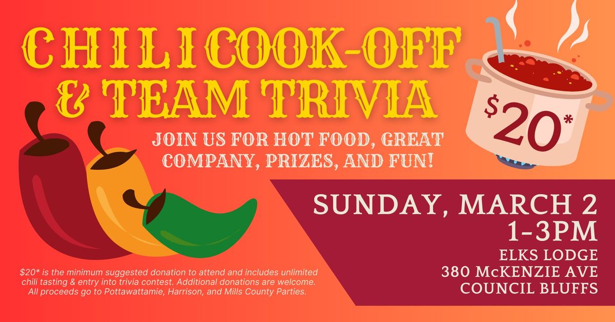 Chili Cookoff & Team Trivia!