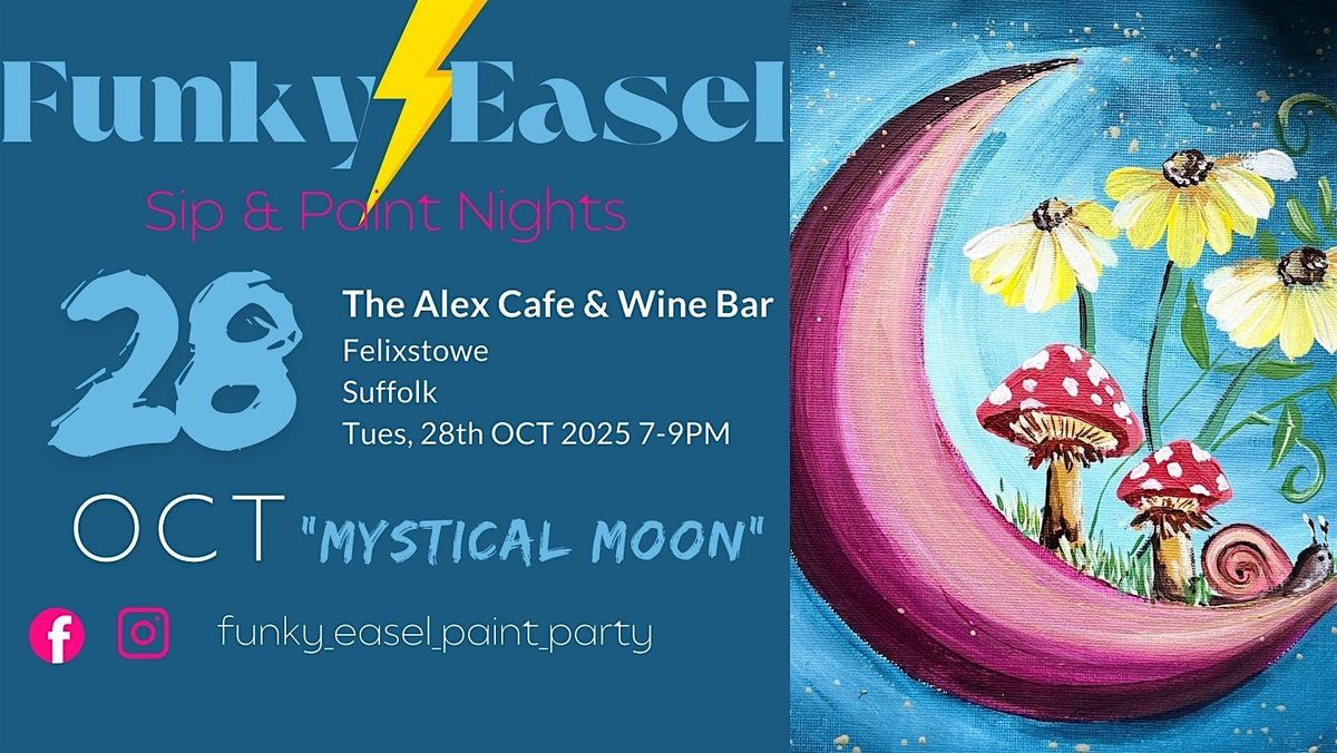 The Funky Easel Sip & Paint: The Alex in Felixstowe, Suffolk