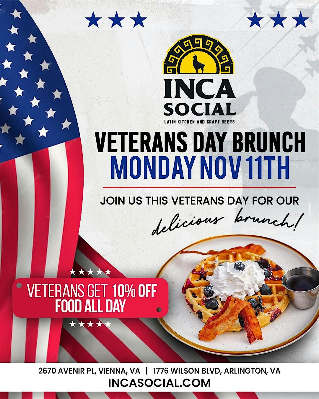 Veterans Day Brunch #ViennaVA