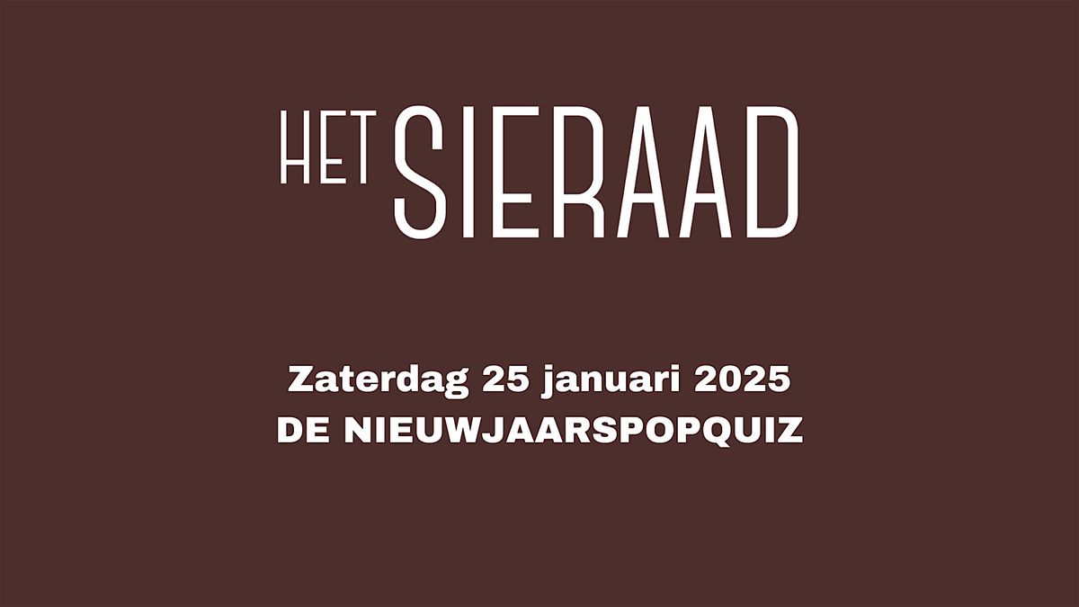 Nieuwjaarspopquiz 2025