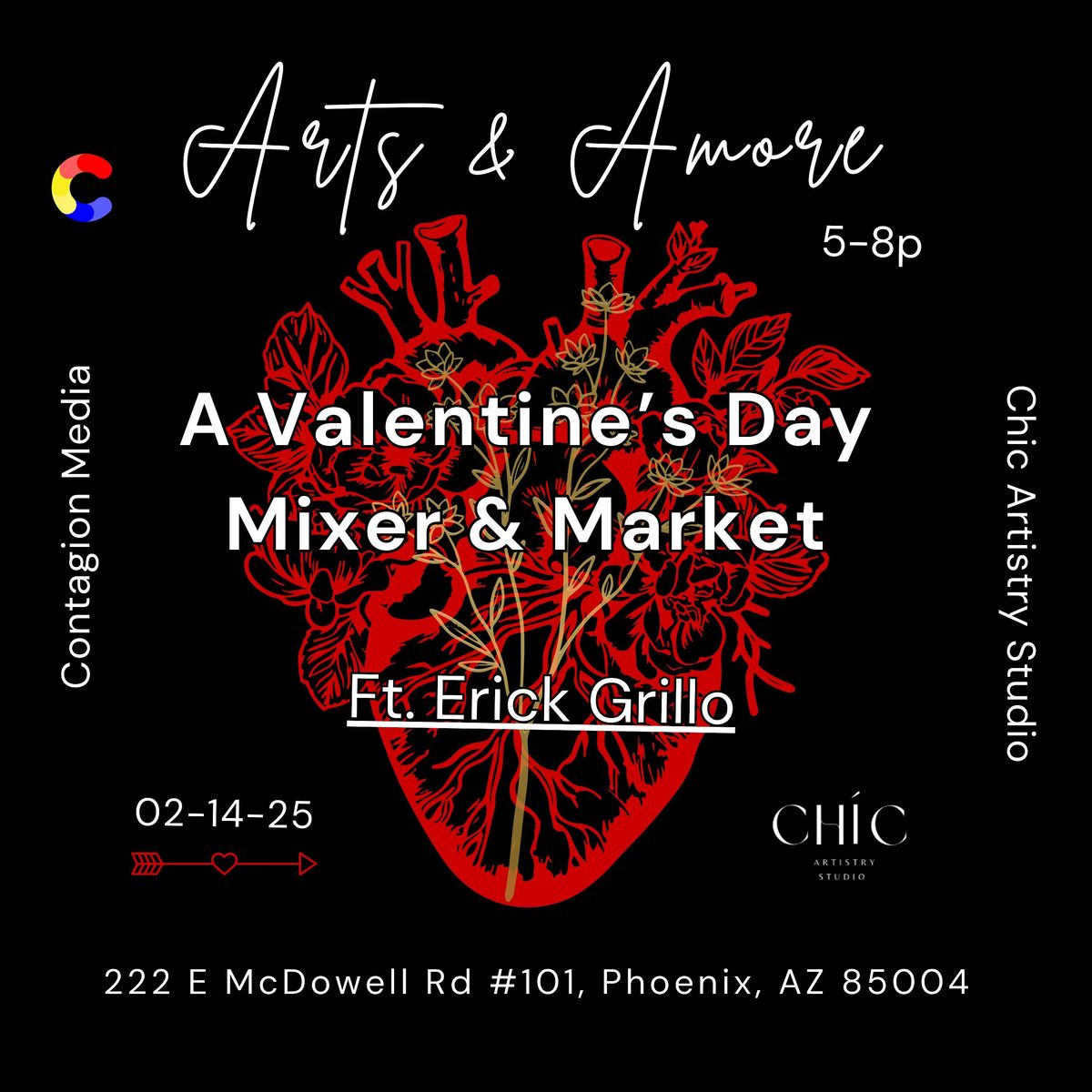 2\/14\/25: Arts & Amore, A Valentine's Day Mixer & Market