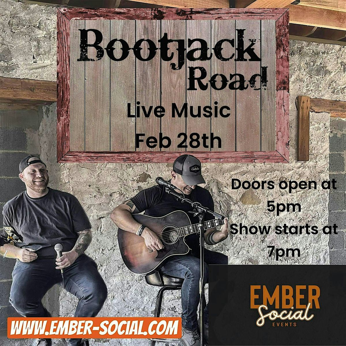 Bootjack Road LIVE at Ember Social February 28th, 2025