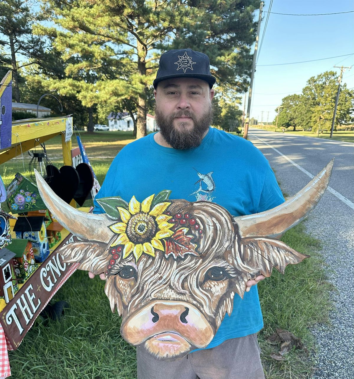 Paint a BIG Highland Cow at Oaked at the Globe with Dawn Tarr Scott