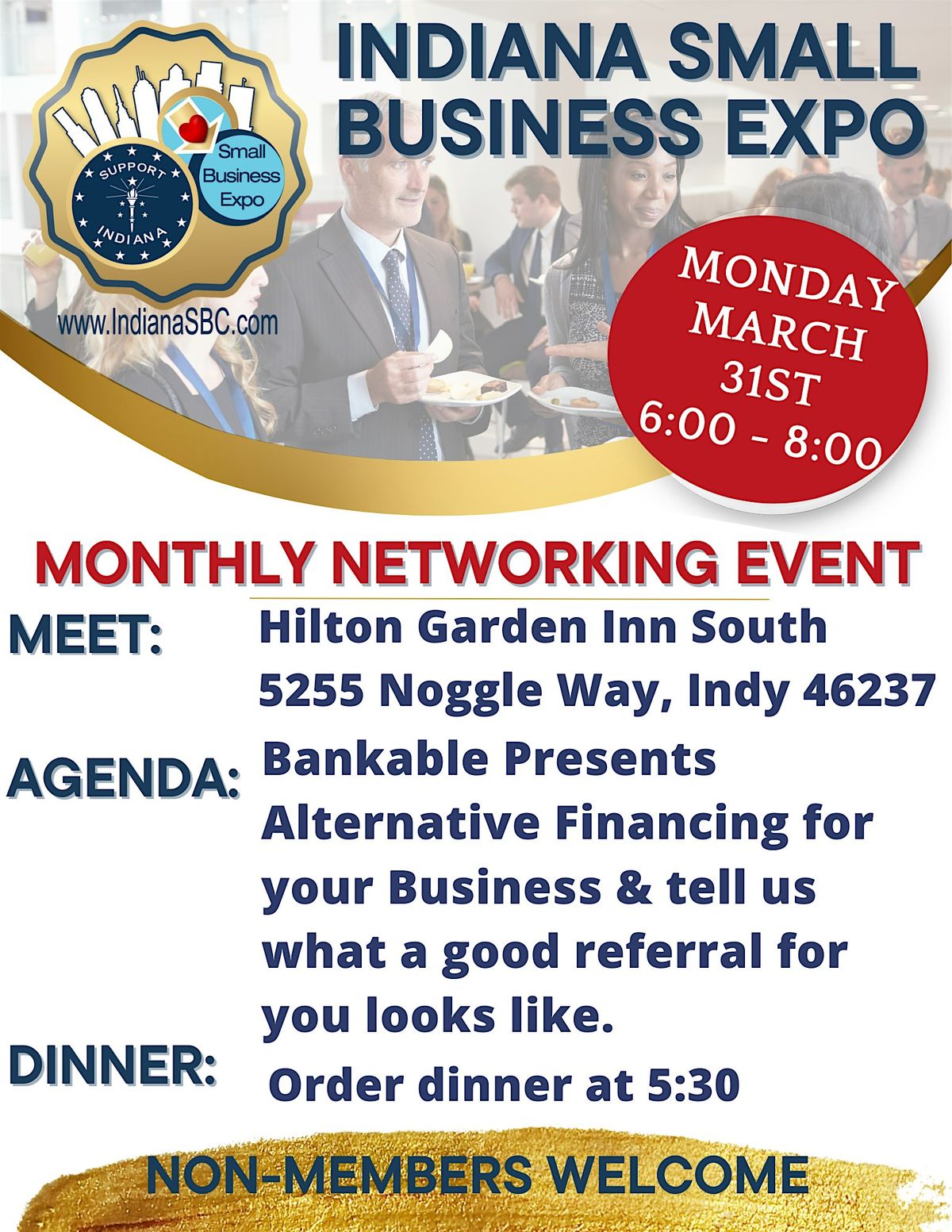 March Monthly Event Hosted by Indiana Small Business Expo