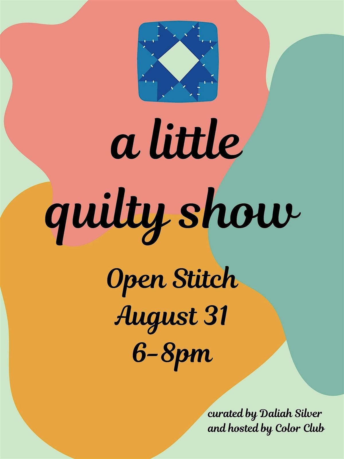 a little quilty show: open stitch night