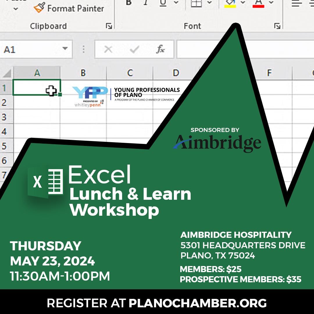Young Professionals of Plano: Excel Workshop