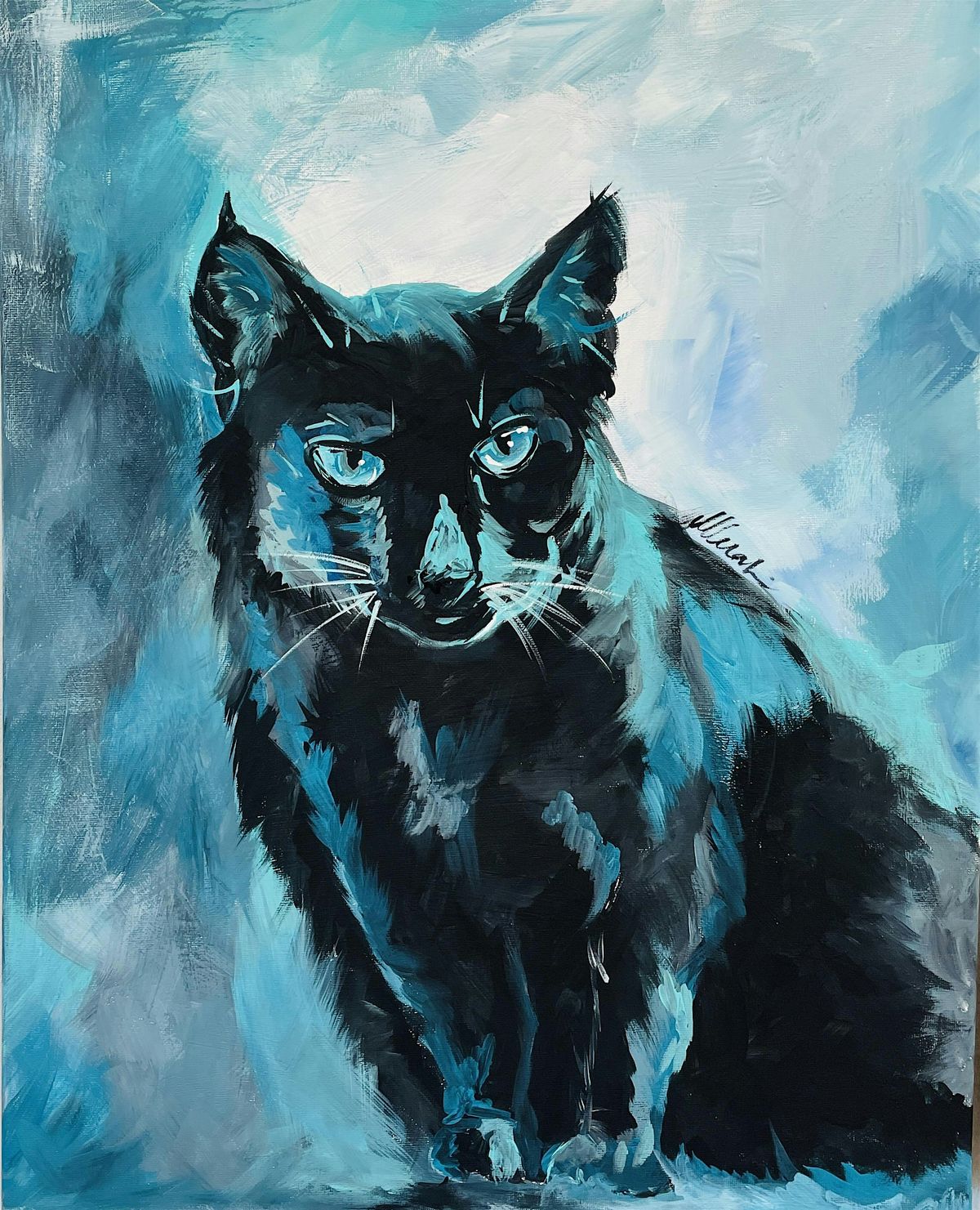 Halloween Sip n Paint Evening - Mystic Feline