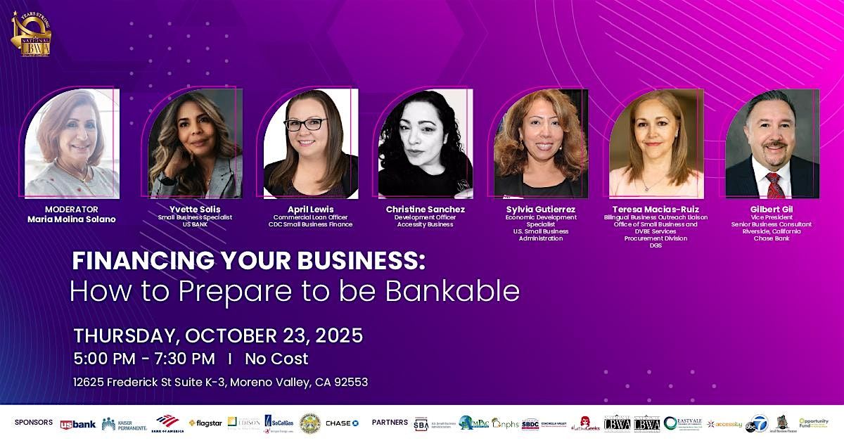 Financing Your Business: How to Prepare to be Bankable