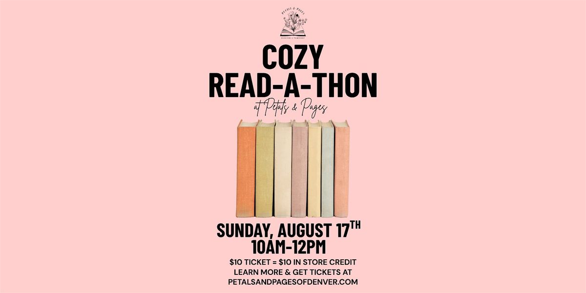Cozy Read-a-Thon at Petals & Pages