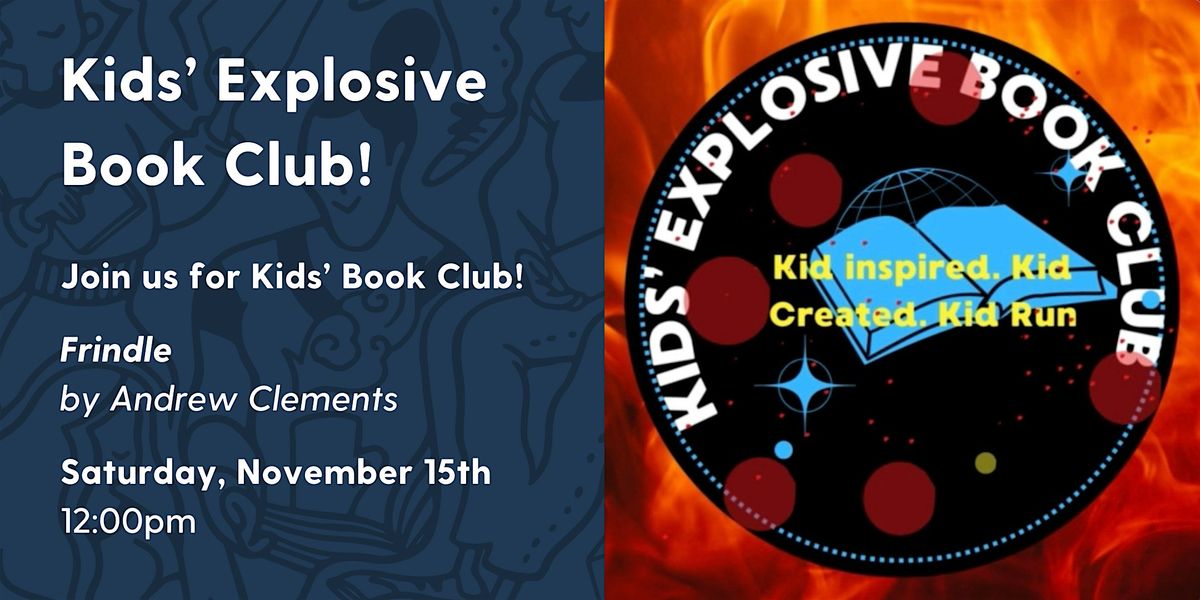Kids' Explosive Book Club!