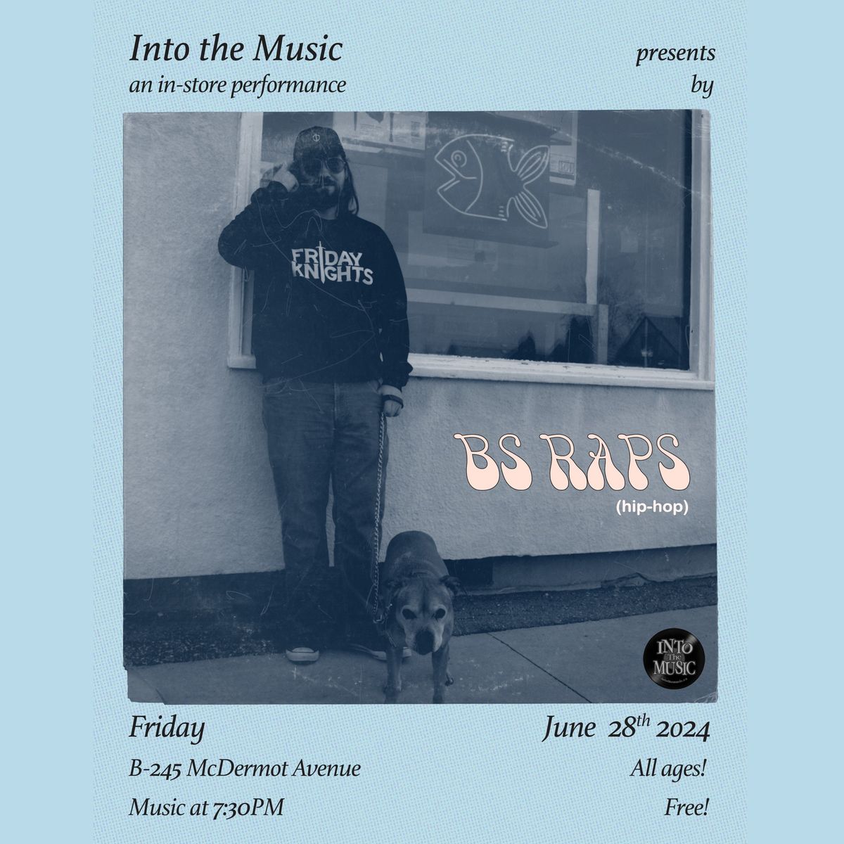 BS Raps - In Store Performance \/ EP Release - Into The Music