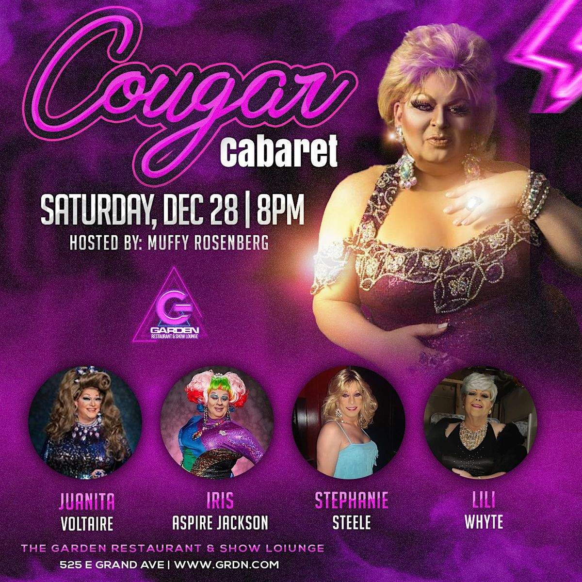 Sat Dec 28 Drag Show - Table Reservation (8pm only)