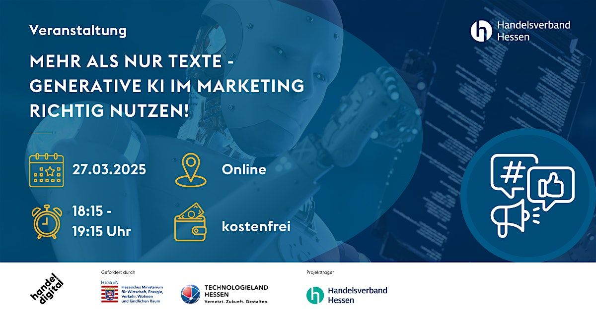 Mehr als nur Texte - Generative KI im Marketing richtig nutzen!