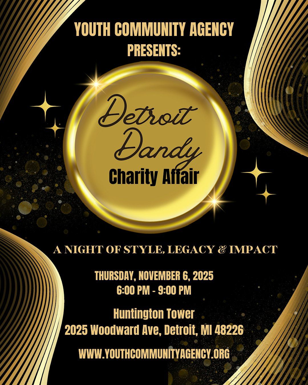 Detroit Dandy Charity Affair \u2013 A Night of Style, Legacy & Impact