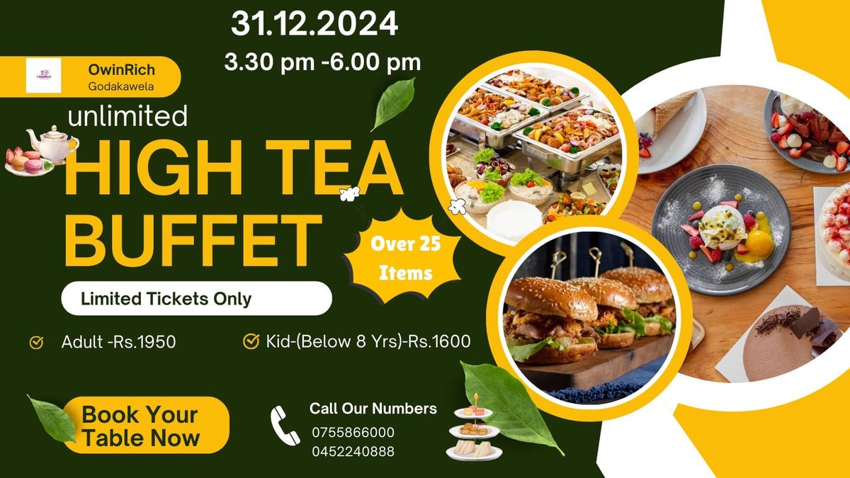 OwinRich-Godakawela \ud83c\udf55High Tea Buffet\ud83c\udf2d