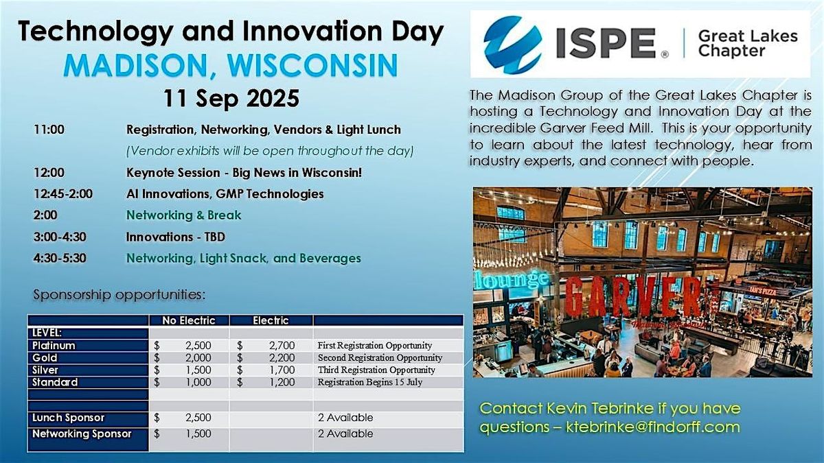 Technology & Innovation Day - Madison, WI 2025