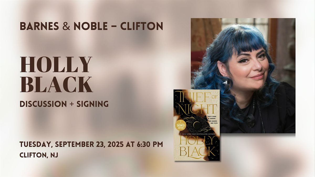 Holly Black celebrates THIEF OF NIGHT at B&N - Clifton, NJ