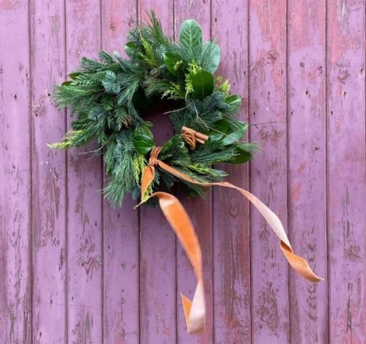 Festive wreath making workshop