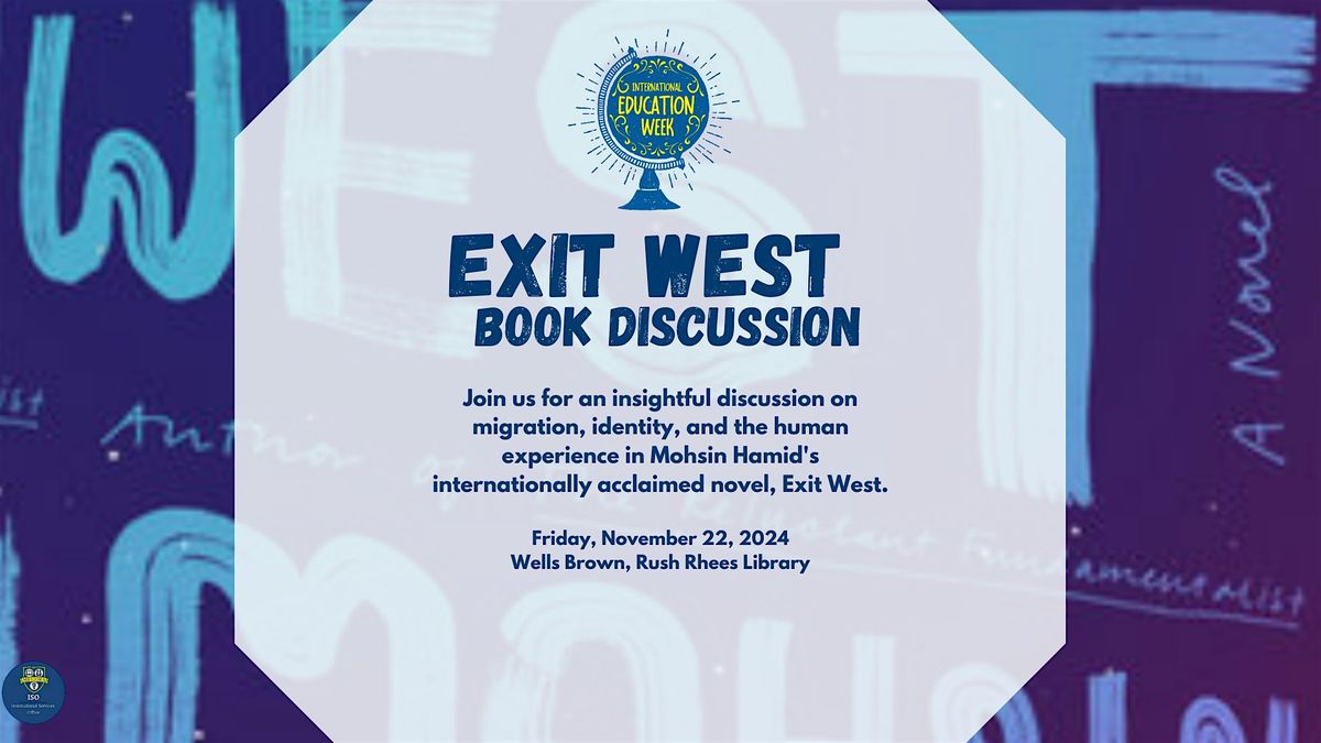 Book Discussion: Exit West by Mohsin Hamid