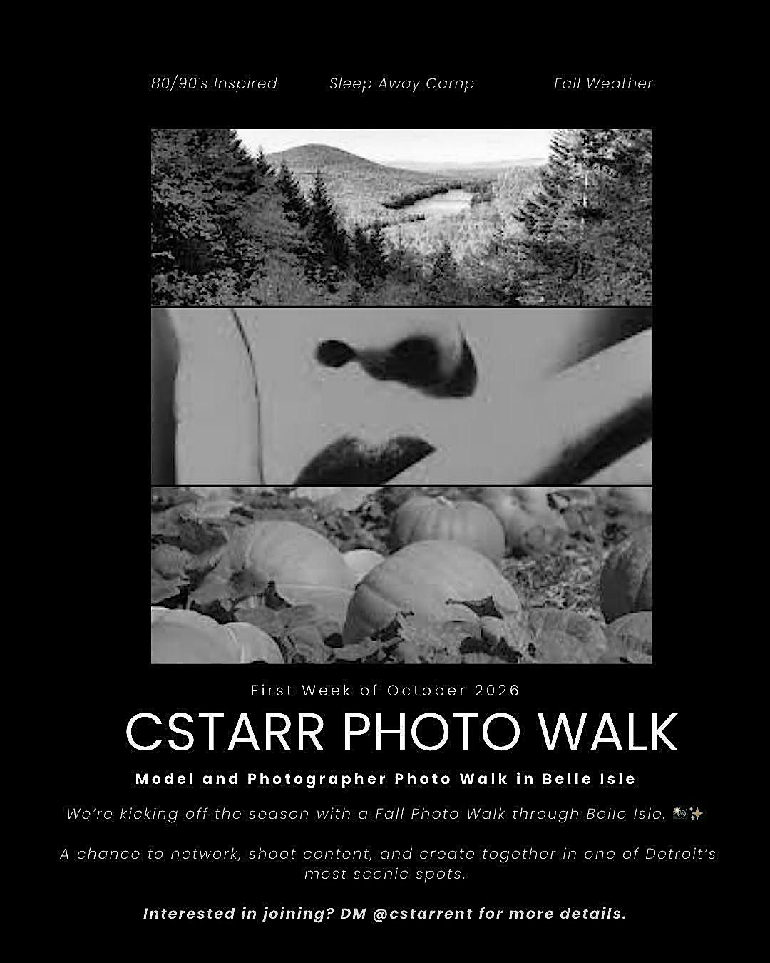 CSTARR FALL Model & Photographer Photo Walk