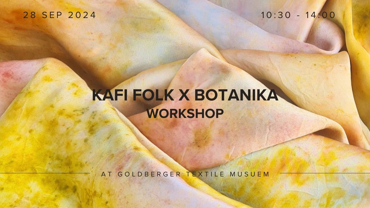 Flora & Silk: A Natural Dyeing Workshop Crafting Your Own Kafi Folk Signature Blouse