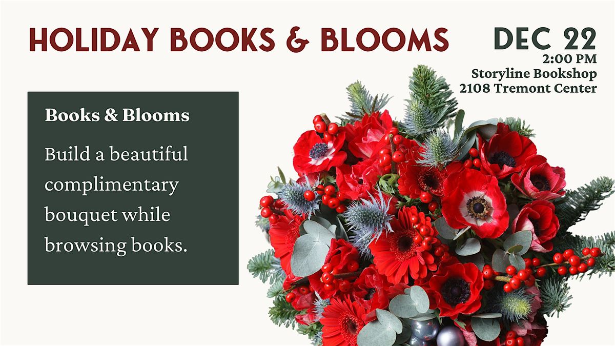 Holiday Books & Blooms