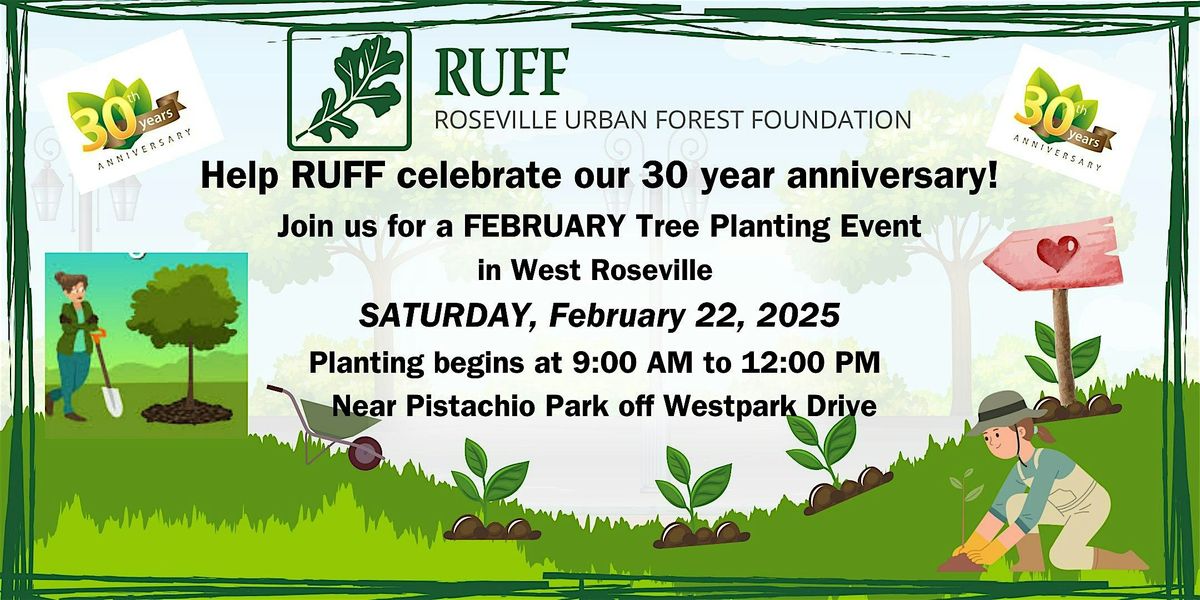 February 22, 2025 Native Tree Planting with RUFF