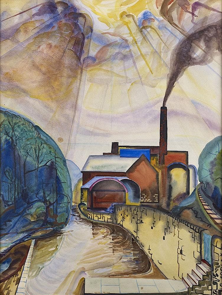 Historic Water of Leith Mills - an Artist's View
