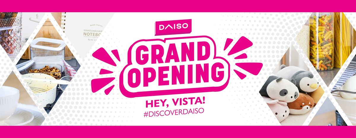 Daiso Grand Opening - 12\/14 & 12\/15