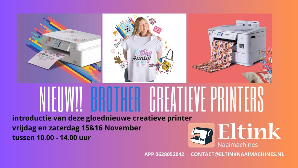 Introductie gloednieuwe creatieve printers!