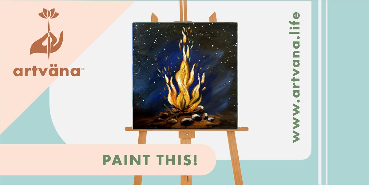 Paint, Sip, WIN A TRIP with Artvana at Campfire Coffee Tacoma